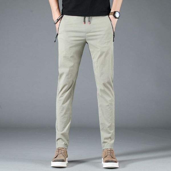 ice silk ultra thin men's casual casual pants sports pantsfashionable men's korean elastic waist lace up slim feet summer thin spo, Blue
ice silk ultra thin men's casual casual pants sports pantsfashionable men's korean elastic waist lace up slim feet summer thin spo, Blue