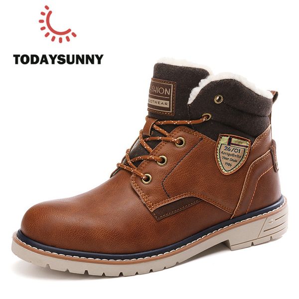 winter genuine leather ankle martens warm plush snow men outdoor safety work boots chaussure homme 39-45 t200327, Black
winter genuine leather ankle martens warm plush snow men outdoor safety work boots chaussure homme 39-45 t200327, Black