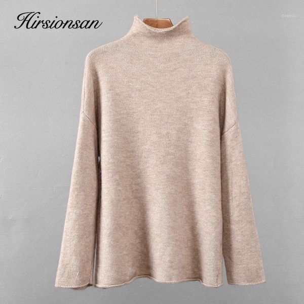 hirsionsan warm mohair sweater women 2020 new soft crimped neckline cashmere pullovers korean coffe khaki knitted female 1, White;black
hirsionsan warm mohair sweater women 2020 new soft crimped neckline cashmere pullovers korean coffe khaki knitted female 1, White;black
