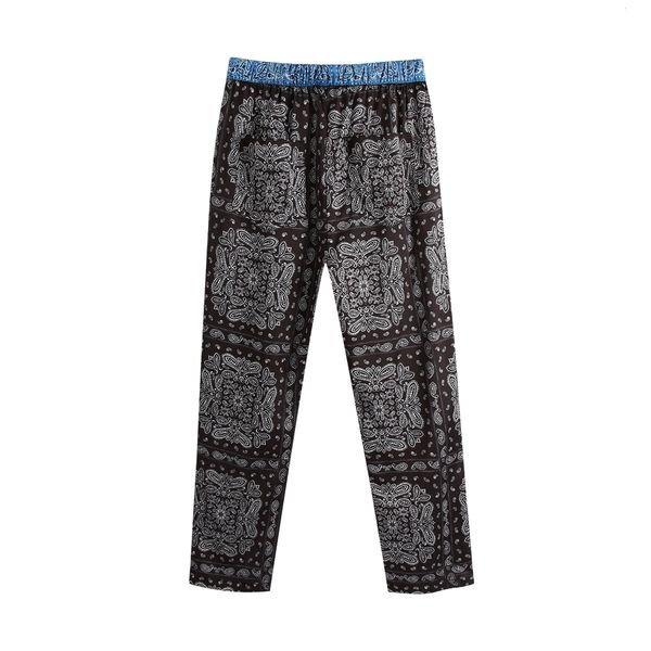 2021 new bb fall europe and the united states women's pants of splicing printing elastic waist trousers 8rma, Black;white
2021 new bb fall europe and the united states women's pants of splicing printing elastic waist trousers 8rma, Black;white