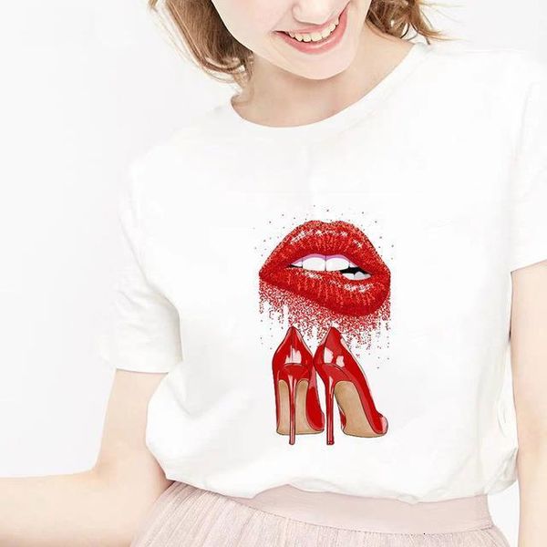 women red mouth lip love print t shirts base short sleeve woman sweet tshirt all-match white tee funny girls shirt
women red mouth lip love print t shirts base short sleeve woman sweet tshirt all-match white tee funny girls shirt