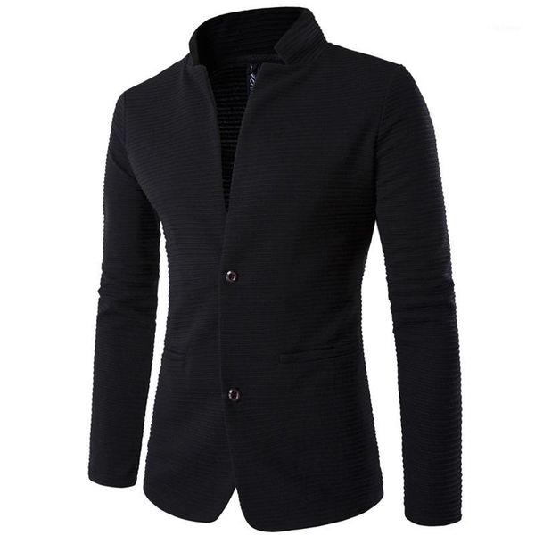 2019 new fashion terno masculino personality without collar stitching men's suit brand blazer slim fit masculino1, White;black
2019 new fashion terno masculino personality without collar stitching men's suit brand blazer slim fit masculino1, White;black