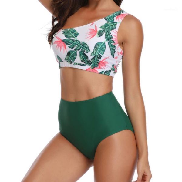 bikinis set one shoulder bikini high waist two pieces swimsuit female swimwear women leaf pattern bathing suit swim biquini1
bikinis set one shoulder bikini high waist two pieces swimsuit female swimwear women leaf pattern bathing suit swim biquini1
