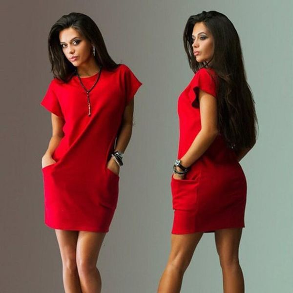 2021 fashion summer dress for women short sleeve o neck dress pocket casual female dress office lady work plus size, Black;gray
2021 fashion summer dress for women short sleeve o neck dress pocket casual female dress office lady work plus size, Black;gray