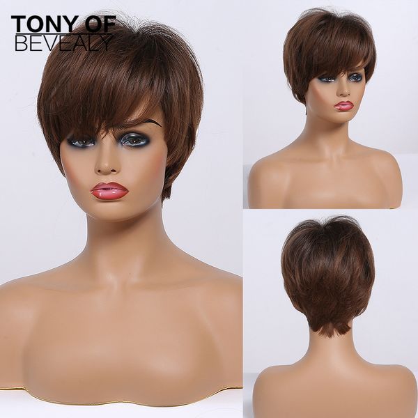lans short straight wigs ombre brown synthetic hair wigs with bangs for black women daily cosplay heat resistant natural hair wigs
lans short straight wigs ombre brown synthetic hair wigs with bangs for black women daily cosplay heat resistant natural hair wigs