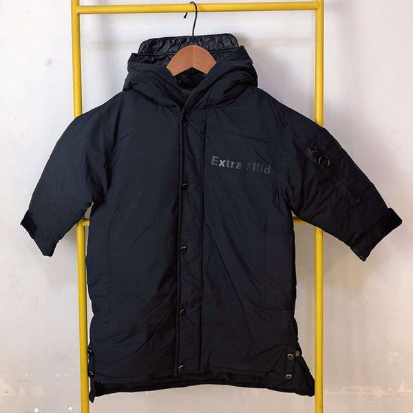 long winter color autumn sve solid men's army green down et zipper shirt hooded korean round neck children's wear je2v, Black
long winter color autumn sve solid men's army green down et zipper shirt hooded korean round neck children's wear je2v, Black