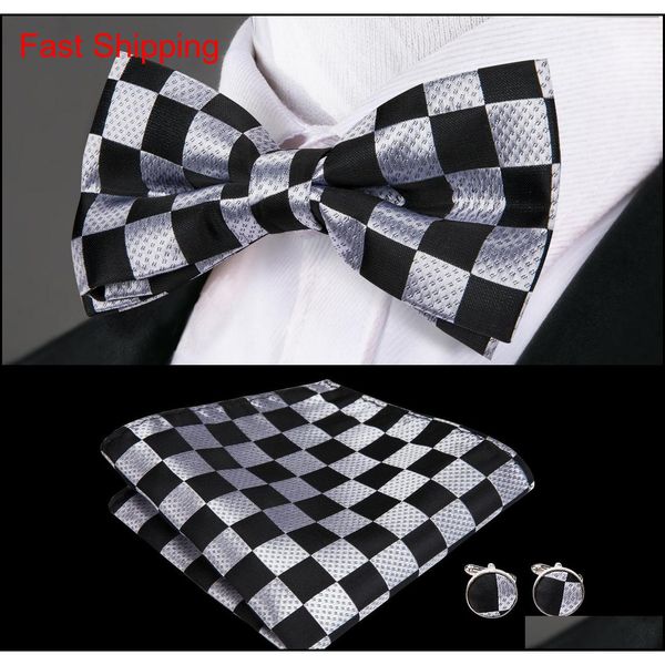 us warehouse bow tie set black white check woven silk standard fast shipping fashion men accessories lh-0756 ucvqs, Black;gray
us warehouse bow tie set black white check woven silk standard fast shipping fashion men accessories lh-0756 ucvqs, Black;gray