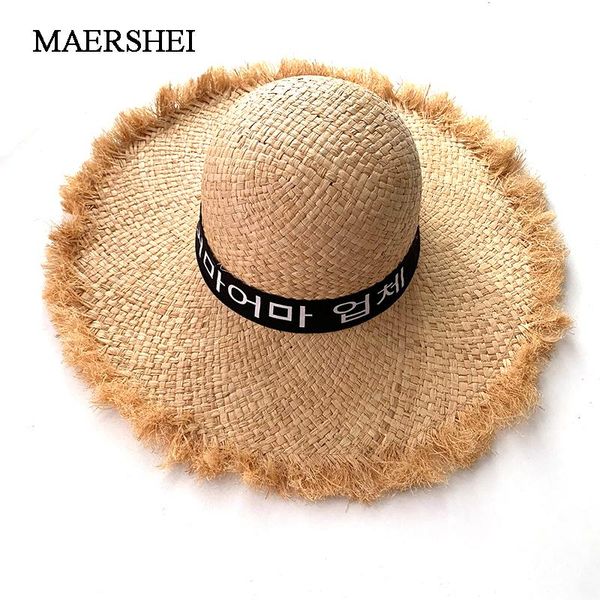 wide brim hats summer simple solid color handmade weave raffia sun for women korean version large straw hat outdoor beach caps, Blue;gray
wide brim hats summer simple solid color handmade weave raffia sun for women korean version large straw hat outdoor beach caps, Blue;gray