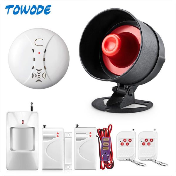 alarm systems towode system kit wireless loudly siren speaker security for home pir detector door sensor
alarm systems towode system kit wireless loudly siren speaker security for home pir detector door sensor