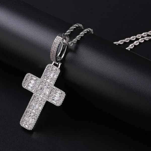 iced out cross pendant necklaces mens rose gold necklace fashion hip hop jewelry, Silver
iced out cross pendant necklaces mens rose gold necklace fashion hip hop jewelry, Silver