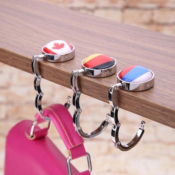 hooks & rails portable metal foldable bag hanger purse hook fnational flag handbag holder shell folding table hook1
hooks & rails portable metal foldable bag hanger purse hook fnational flag handbag holder shell folding table hook1