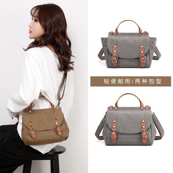 2020 new retro simple canvas women's handbag fashion charm tide shoulder bag large capacity multifunctional messenger bag
2020 new retro simple canvas women's handbag fashion charm tide shoulder bag large capacity multifunctional messenger bag