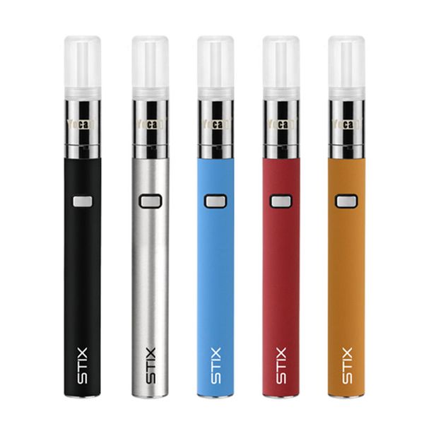 

Authentic Yocan Stix Starter Kit 320mAh Portable Empty Thick Oil Vape Pen 510 Thread Rechargeable VV Battery 100% Original