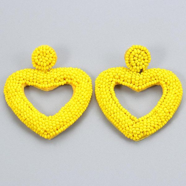 wholesale ethnic resin beaded earrings handmade heart shaped drop earrings for women statement big jewelry brincos 2021, Silver
wholesale ethnic resin beaded earrings handmade heart shaped drop earrings for women statement big jewelry brincos 2021, Silver