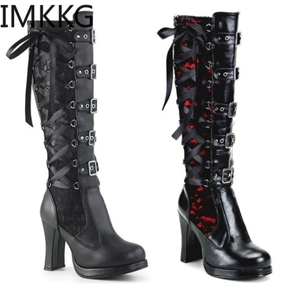 women's cosplay boots winter long tube leather knight boot punk gothic classic black high heel shoes knee-high 1026
women's cosplay boots winter long tube leather knight boot punk gothic classic black high heel shoes knee-high 1026