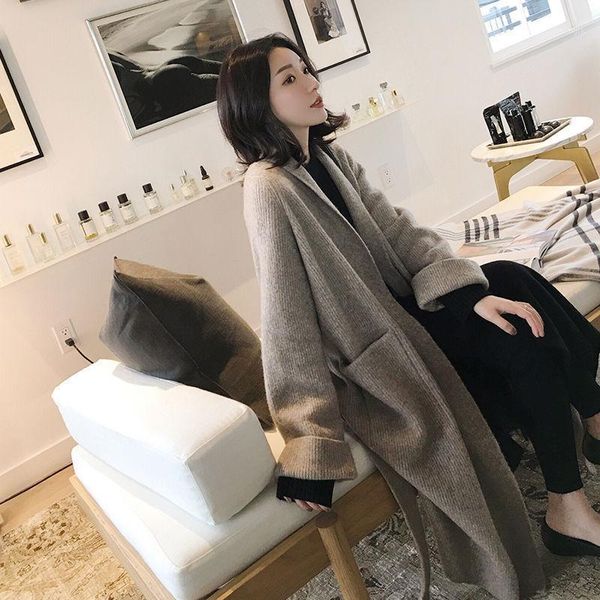 winter long cardigan knitted sweater women long sleeve female jumper cardigan casual streetwear open sweater with belt1, White
winter long cardigan knitted sweater women long sleeve female jumper cardigan casual streetwear open sweater with belt1, White