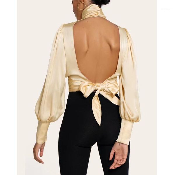 7.17 2020 summer high-quality shirt high-necked long-sleeved lantern sleeves hollow out pleated waist waist banquet, White
7.17 2020 summer high-quality shirt high-necked long-sleeved lantern sleeves hollow out pleated waist waist banquet, White
