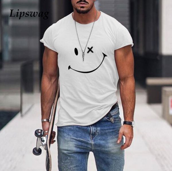 2021 summer casual short sleeve t-shirts for mens fashion smiley face print o-neck pullover plus size male tee streetwear, White;black
2021 summer casual short sleeve t-shirts for mens fashion smiley face print o-neck pullover plus size male tee streetwear, White;black