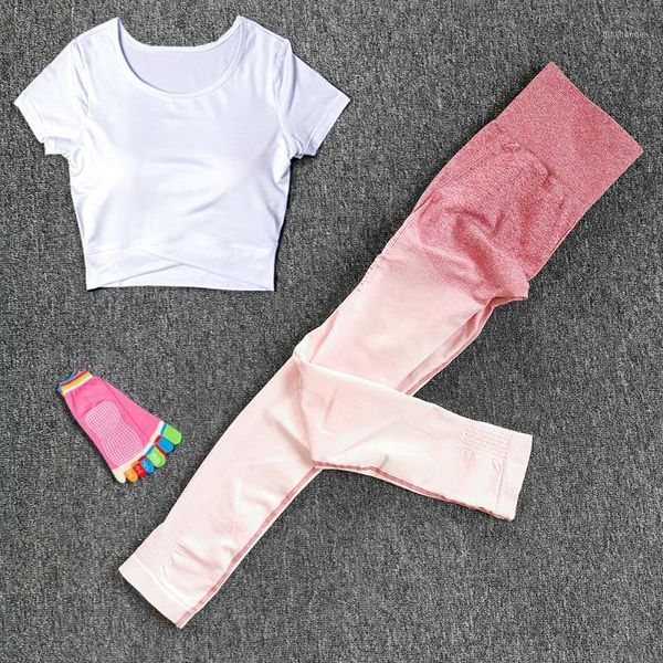 yoga outfits 2 piece set women seamless sport pants gym fitness clothing chest pad sportswear running leggings socks suits1, White;red
yoga outfits 2 piece set women seamless sport pants gym fitness clothing chest pad sportswear running leggings socks suits1, White;red