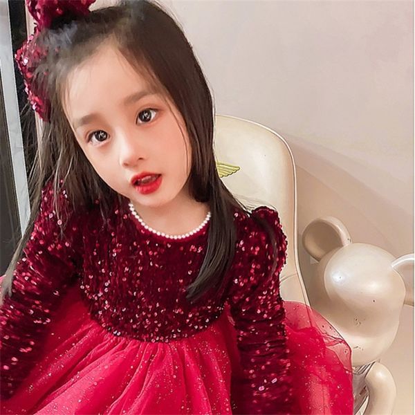 sequins full sleeve dress girls winter autumn christmas dresses printing children clothes new year 20220225 q2, Red;yellow
sequins full sleeve dress girls winter autumn christmas dresses printing children clothes new year 20220225 q2, Red;yellow