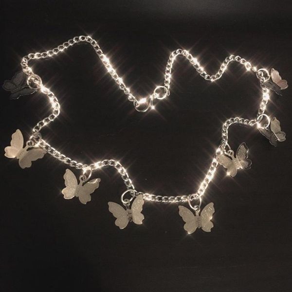 butterfly necklace female ins cool wind net red cool choker pendant clavicle chain necklace slimming neck ornament, Golden;silver
butterfly necklace female ins cool wind net red cool choker pendant clavicle chain necklace slimming neck ornament, Golden;silver