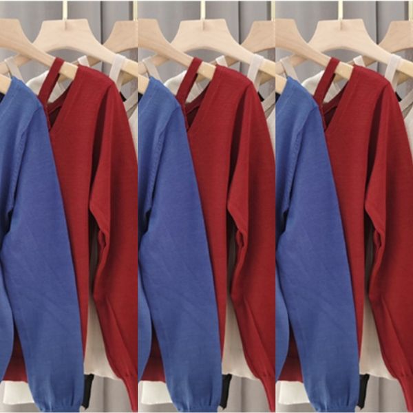 knitwear sling knitweargirl 2020 new women's dress korean version cute with suspender fake two pieces of long sleeve short knitwear wit, White;black
knitwear sling knitweargirl 2020 new women's dress korean version cute with suspender fake two pieces of long sleeve short knitwear wit, White;black