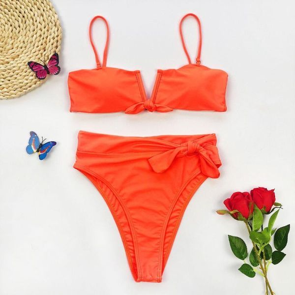 2020 bikinis set women fashion dot print solid adjustable strap bikini split bathing suit high waist beach swimsuit bandeau1
2020 bikinis set women fashion dot print solid adjustable strap bikini split bathing suit high waist beach swimsuit bandeau1