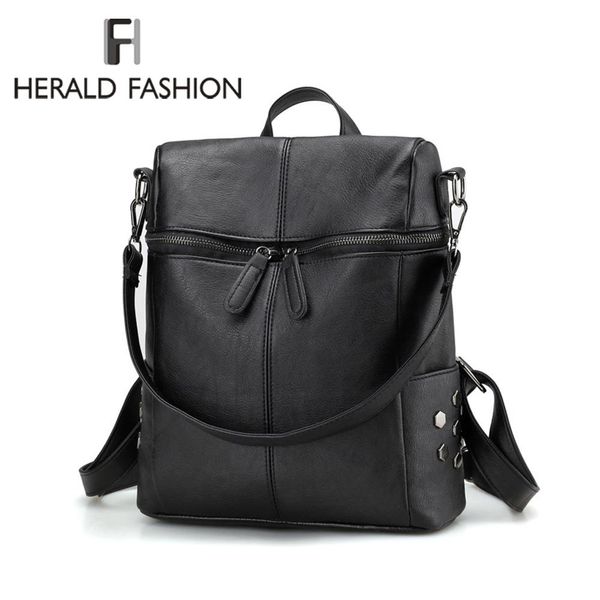 herald fashion women zipper backpack quality leather solid school bags for teenager big school backpack vintage shoulder bags yxlrre xhlove
herald fashion women zipper backpack quality leather solid school bags for teenager big school backpack vintage shoulder bags yxlrre xhlove