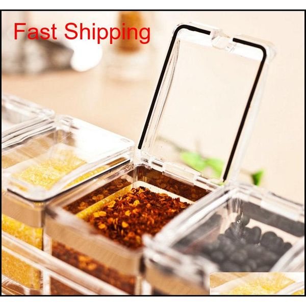 seasoning rack spice pots-4 piece acrylic seasoning box,stainless steel ring-storage container connt can jars qylxwb tore2010
seasoning rack spice pots-4 piece acrylic seasoning box,stainless steel ring-storage container connt can jars qylxwb tore2010