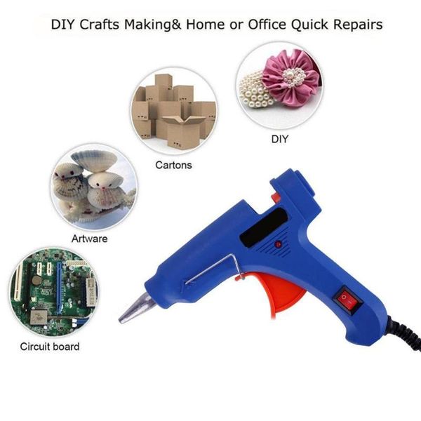 20w melt glue gun with 7mm glue sticks industrial mini guns thermo electric heat temperature repair tool diy
20w melt glue gun with 7mm glue sticks industrial mini guns thermo electric heat temperature repair tool diy