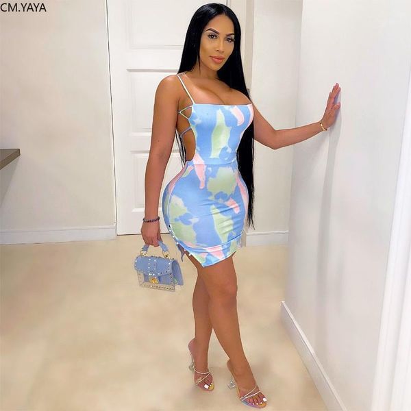 cm.yaya women tie dye print sleeveless lace up open back halter neck bodycon mini dress club party pencil dresses1, Black;gray
cm.yaya women tie dye print sleeveless lace up open back halter neck bodycon mini dress club party pencil dresses1, Black;gray