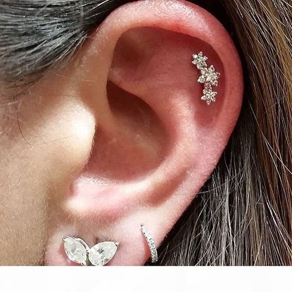 100% 925 sterling silver earring rhodium gold cz flower dainty delicate flower women girl gift elegance cute lovely gift silver fine earring, Golden;silver
100% 925 sterling silver earring rhodium gold cz flower dainty delicate flower women girl gift elegance cute lovely gift silver fine earring, Golden;silver