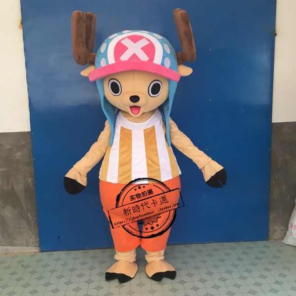 mascot costumes deer mascot costume onepiece tony chopper fantasia dress costume for halloween party, Red;yellow
mascot costumes deer mascot costume onepiece tony chopper fantasia dress costume for halloween party, Red;yellow