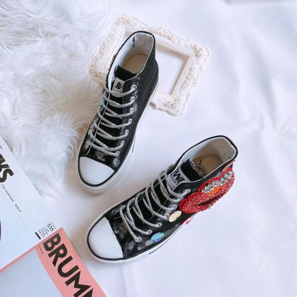 trendy diamond inlaid canvas shoes fashion casual shoes 2020 women's fashion, Black
trendy diamond inlaid canvas shoes fashion casual shoes 2020 women's fashion, Black