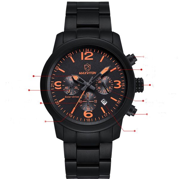 fashion sports watches special forces luminous 100meters waterproof sapphire glass solar movement steel men wrist watch for male t200409, Slivery;brown
fashion sports watches special forces luminous 100meters waterproof sapphire glass solar movement steel men wrist watch for male t200409, Slivery;brown