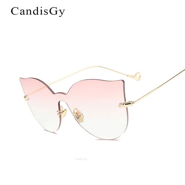 sunglasses 2021 luxury cateye fashion metal retro women rimless mirror gradient lens brand designer sun glasses eyewear, White;black
sunglasses 2021 luxury cateye fashion metal retro women rimless mirror gradient lens brand designer sun glasses eyewear, White;black