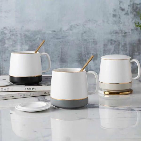 mugs ceramics coffee mug household breakfast milk fruit juice cups teacup cappuccino latte lovers western style gifts