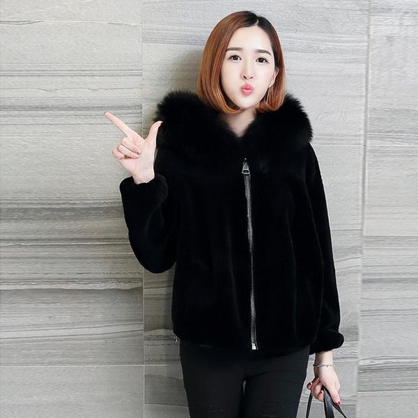 female winter new large fur collar hooded faux fur coat women fashion thick warm black parka oversize jacket z5921
female winter new large fur collar hooded faux fur coat women fashion thick warm black parka oversize jacket z5921