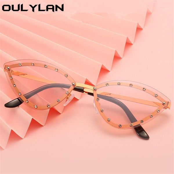 oulylan rimless diamond sunglasses women design 2020 cat eye sun glasses ladies fashion vintage mirror eyeglasses1, White;black
oulylan rimless diamond sunglasses women design 2020 cat eye sun glasses ladies fashion vintage mirror eyeglasses1, White;black