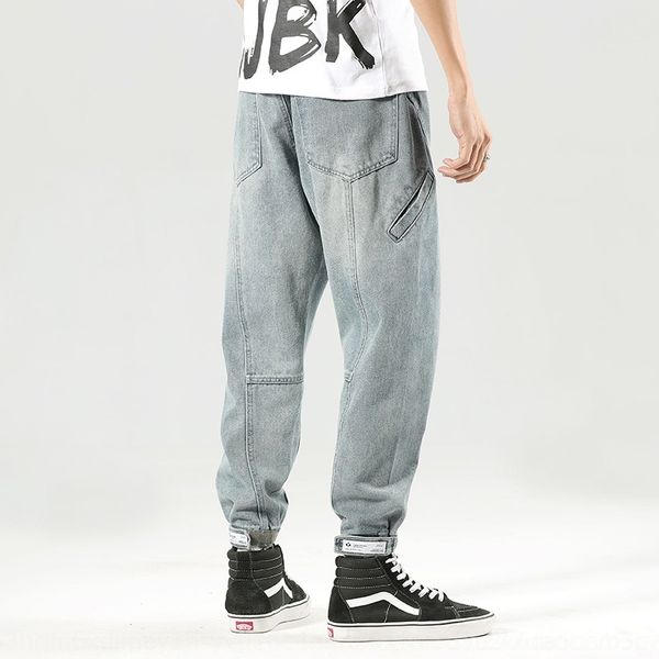 kfvnp luan jian new light color men's casual washed loose white stitching harlan hook tight pants jeans jeans jeansand and leggings loo, Blue
kfvnp luan jian new light color men's casual washed loose white stitching harlan hook tight pants jeans jeans jeansand and leggings loo, Blue