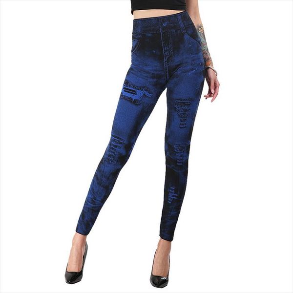 women push up leggings gym fake jeans stretchable slim hips workout pencil pants faux denim pants high waist fitness, Black
women push up leggings gym fake jeans stretchable slim hips workout pencil pants faux denim pants high waist fitness, Black