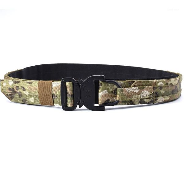 waist support tactical belt 1.5 inch outdoor metal buckle fashion training for soldiers inside and outside combat waistban1, Black;gray
waist support tactical belt 1.5 inch outdoor metal buckle fashion training for soldiers inside and outside combat waistban1, Black;gray