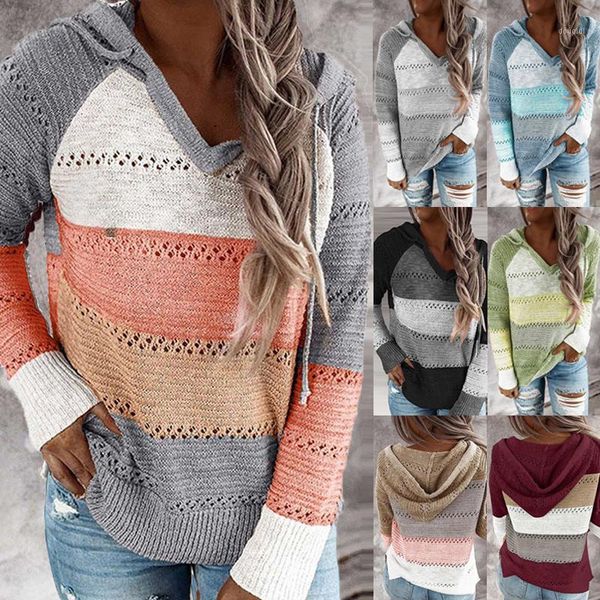 yoga outfits women's elegant long sleeve hooded knitted sweater ladies' fall striped sweatshirt v neck pullover winter vintag, White;red
yoga outfits women's elegant long sleeve hooded knitted sweater ladies' fall striped sweatshirt v neck pullover winter vintag, White;red