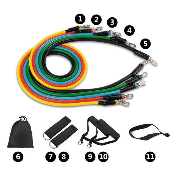 11pcs set resistance bands elastic workout band yoga exercise fitness band rubber loop tube pull rope training fitness equipment
11pcs set resistance bands elastic workout band yoga exercise fitness band rubber loop tube pull rope training fitness equipment
