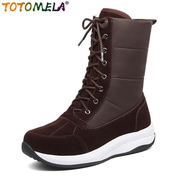 boots totomela 2021 cow suede leather women waterproof snow female retro casual shoes ladies down fur winter, Black
boots totomela 2021 cow suede leather women waterproof snow female retro casual shoes ladies down fur winter, Black