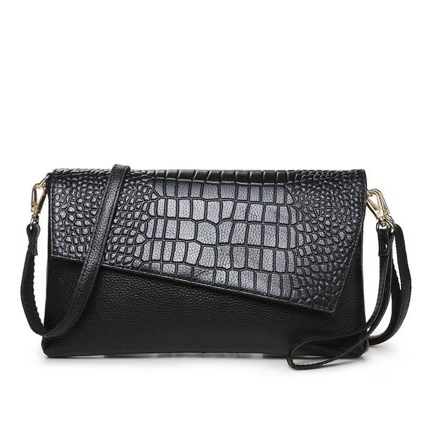 new genuine leather cowhide shoulder bag casual clutch wallet purse women's handbag crocodile crossbody messenger bag for phone 
new genuine leather cowhide shoulder bag casual clutch wallet purse women's handbag crocodile crossbody messenger bag for phone