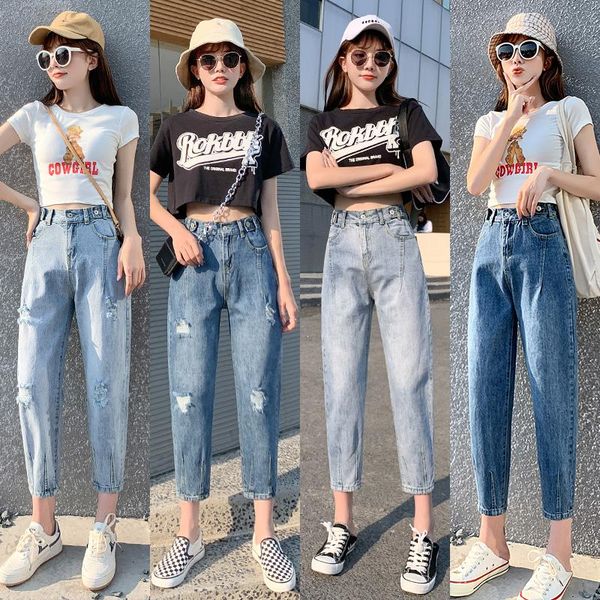 women fashion ankle length jeans lady big plus size s-5xl ripped slim pants students high waist straight baggy punk jeans, Blue
women fashion ankle length jeans lady big plus size s-5xl ripped slim pants students high waist straight baggy punk jeans, Blue
