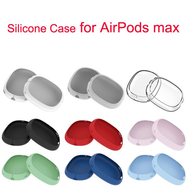 soft silicone shell for airpods max earphone cases anti-slip earphones cover air pods max for airpods max cases
soft silicone shell for airpods max earphone cases anti-slip earphones cover air pods max for airpods max cases