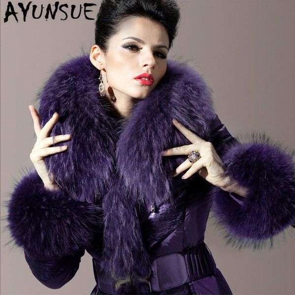 ayunsue white duck down jacket women parka big fur collar winter coat women down coat puffer jacket veste femme u13561 yy1482, Black
ayunsue white duck down jacket women parka big fur collar winter coat women down coat puffer jacket veste femme u13561 yy1482, Black