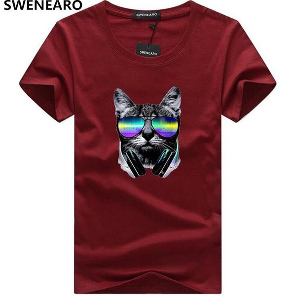swenearo summer new fashion cat print t-shirt men, casual brand short-sleeved cotton t-shirt men street hip-hop sports tshirts
swenearo summer new fashion cat print t-shirt men, casual brand short-sleeved cotton t-shirt men street hip-hop sports tshirts